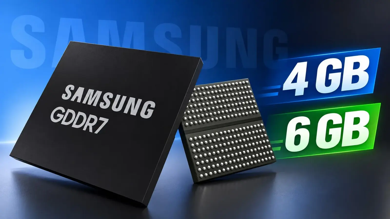 GDDR7: 4GB en 6GB-chips kunnen VRAM en kaarten veranderen