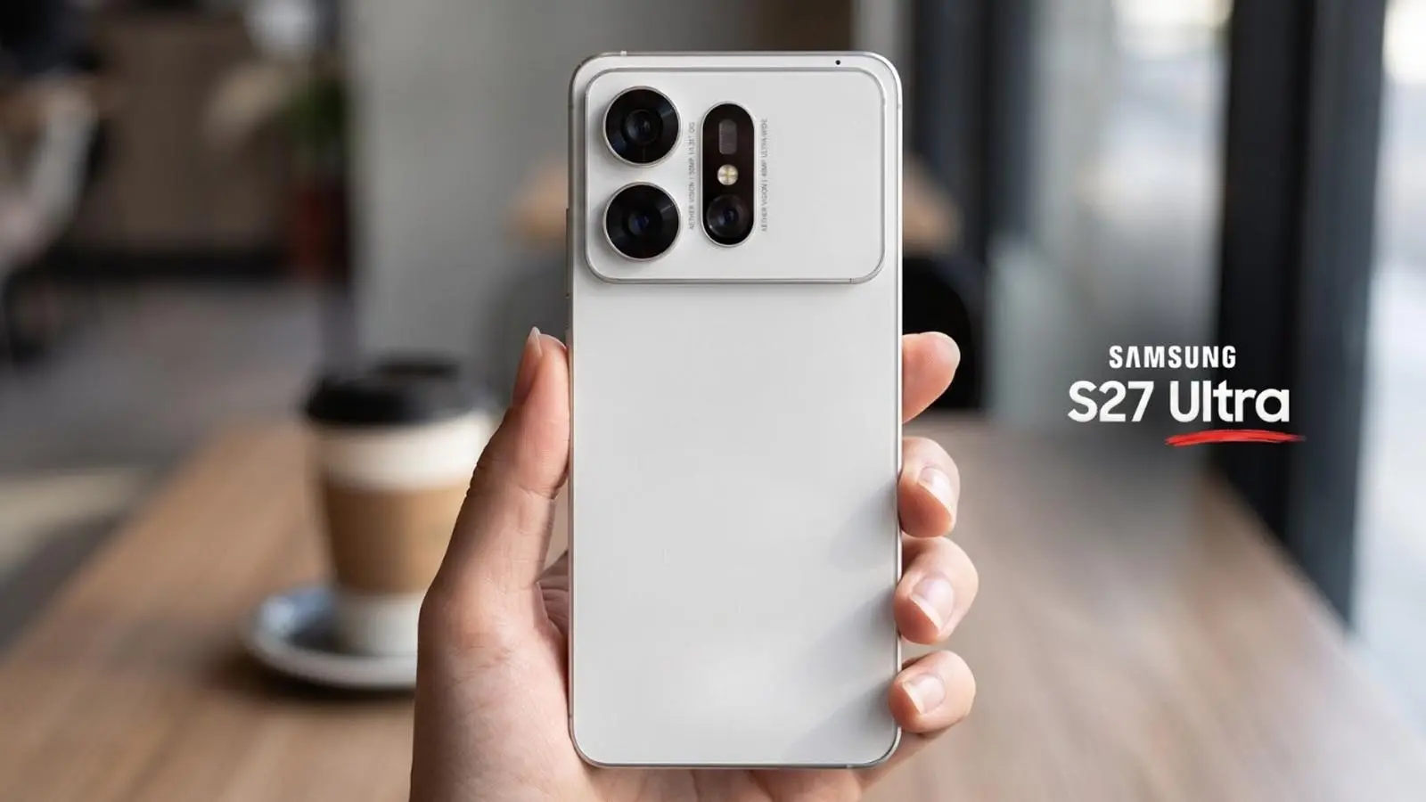 Lek: groot nieuw cameraherontwerp voor Galaxy S27 Ultra