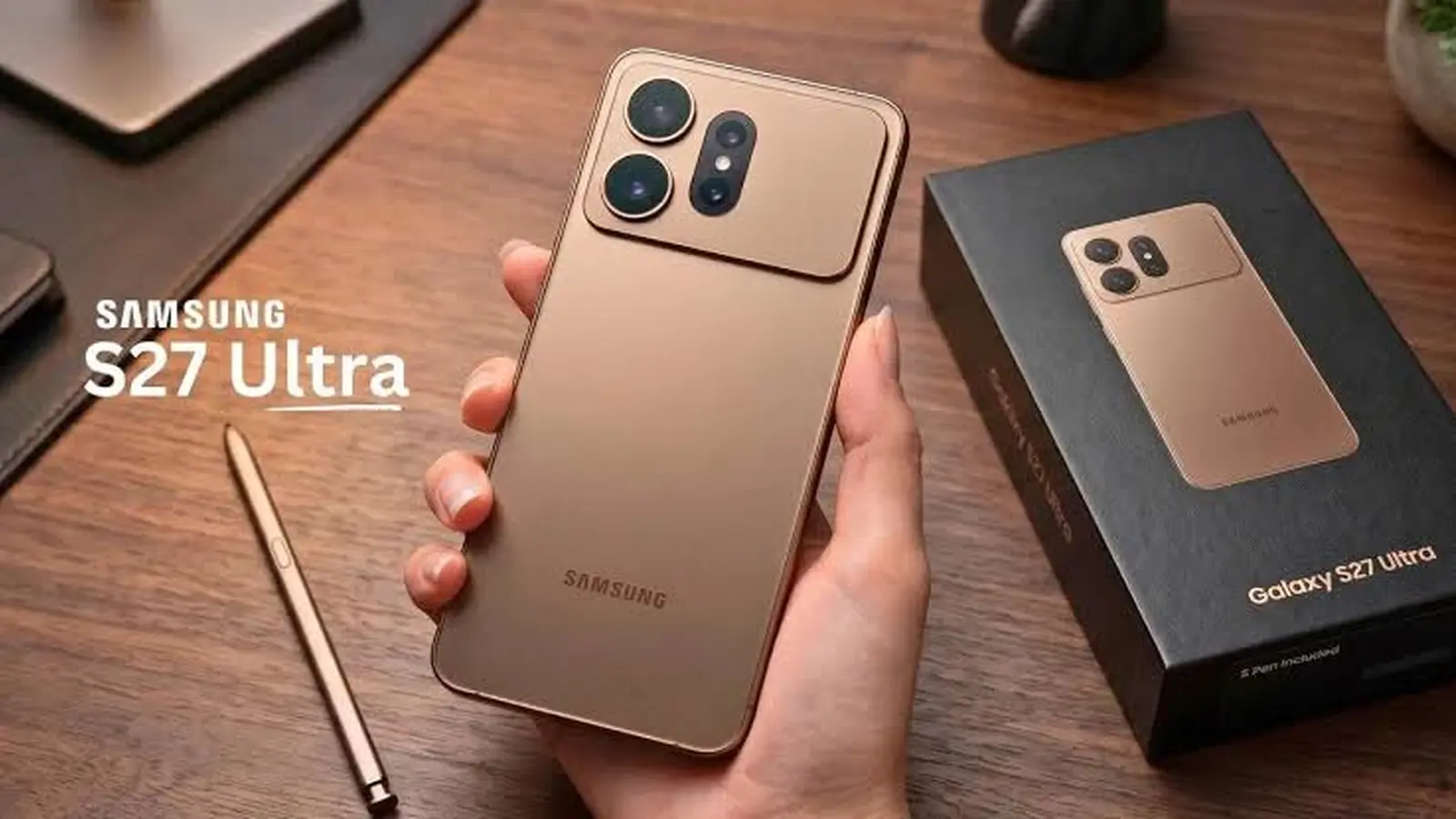Samsung Galaxy S27 Ultra: dunnere randen en dikkere camera