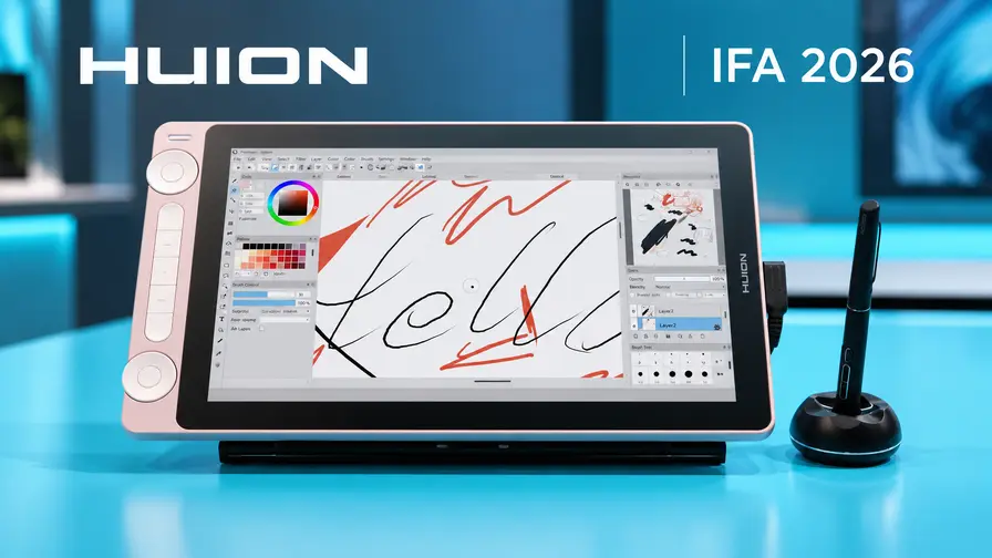 Huion toont veelzijdige creatieve hardware op IFA 2026