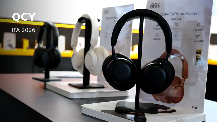 QCY op IFA 2026: breed draadloos audio-assortiment