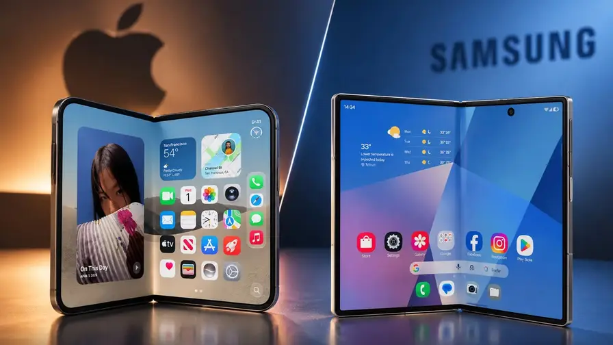 Samsung belicht zichtbare lijn op iPhone Duo-scherm
