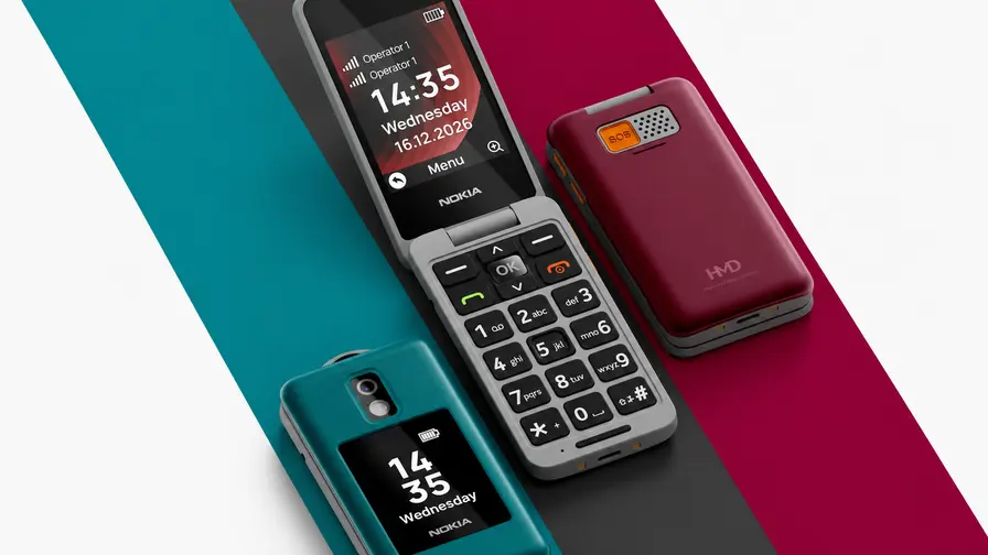 Nokia 2360 Flip: clamshell met SOS-knop en Family Assist