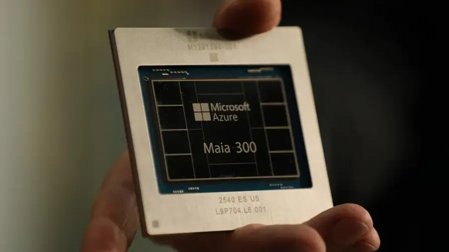Microsoft onthult Maia 300: derde gen AI-inferentiechip